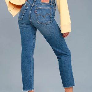 Levi’s Wedgie Jeans - Raw Hem - Like New!